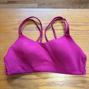 Lululemon Athletica Magenta Strappy Bra
